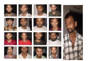 लगातार चाकूबाजी की घटनाओं के बाद नगर पुलिस की सख्ती धारदार हथियार के साथ 17 गिरफ्तार भेजे गए जेल