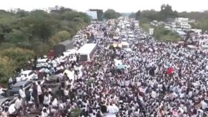 महाराष्ट्र में ‘महाअल्गार मोर्चा’ का उग्र रूप, किसानों ने NH-44 किया जाम