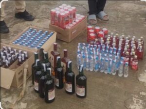 बरियाही घाट में पुलिस की बड़ी कार्रवाई, दो शराब तस्कर गिरफ्तार