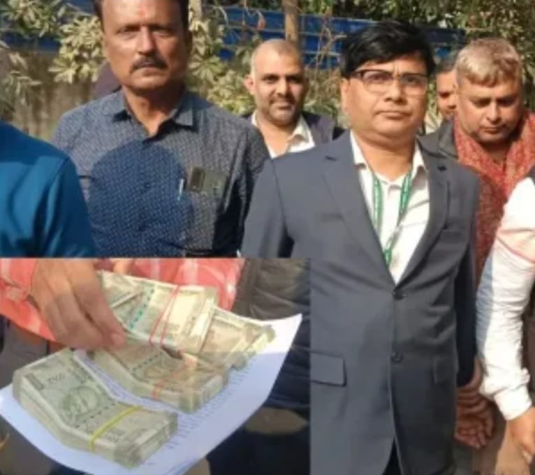 कार में रिश्वत का खेल, नियोजन भवन में विजिलेंस का बड़ा ट्रैप