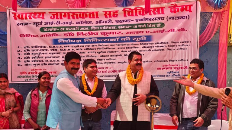 औंगारी धाम में 550 से अधिक मरीजों का इलाज, विशेषज्ञ डॉक्टरों की टीम ने गांव में जगाई स्वास्थ्य चेतना