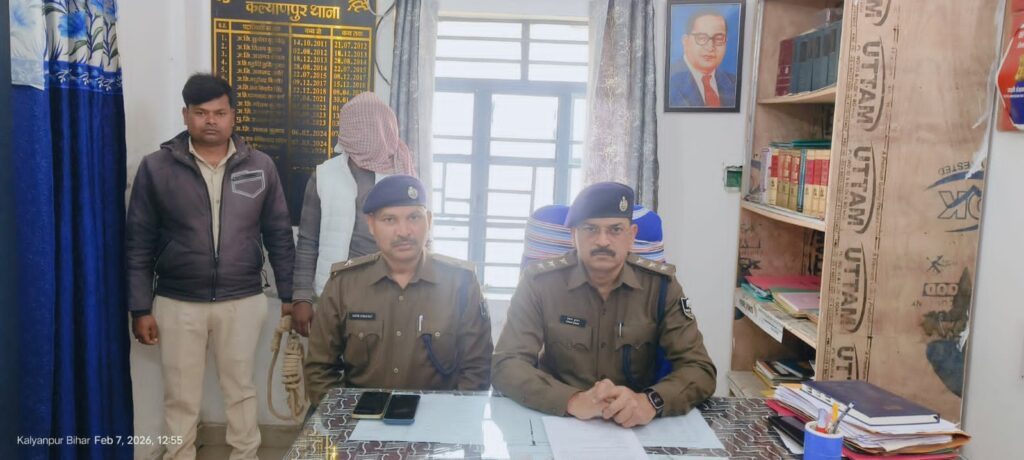डबल मर्डर के शूटर दबोचा, समस्तीपुर पुलिस ने हथियारों संग किया गिरफ्तार